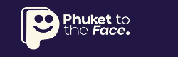 Phuket To The Face Logo White Blue Bg Header Main