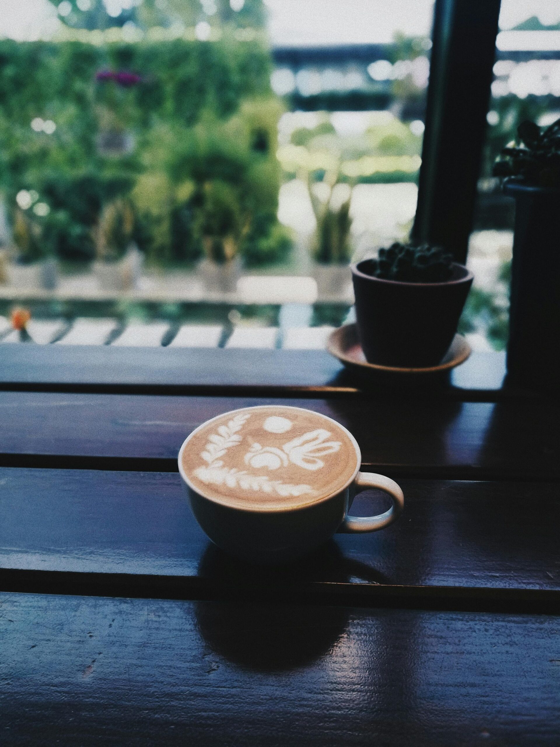 Coffee at a café near Blue Tree Phuket Cherng Talay