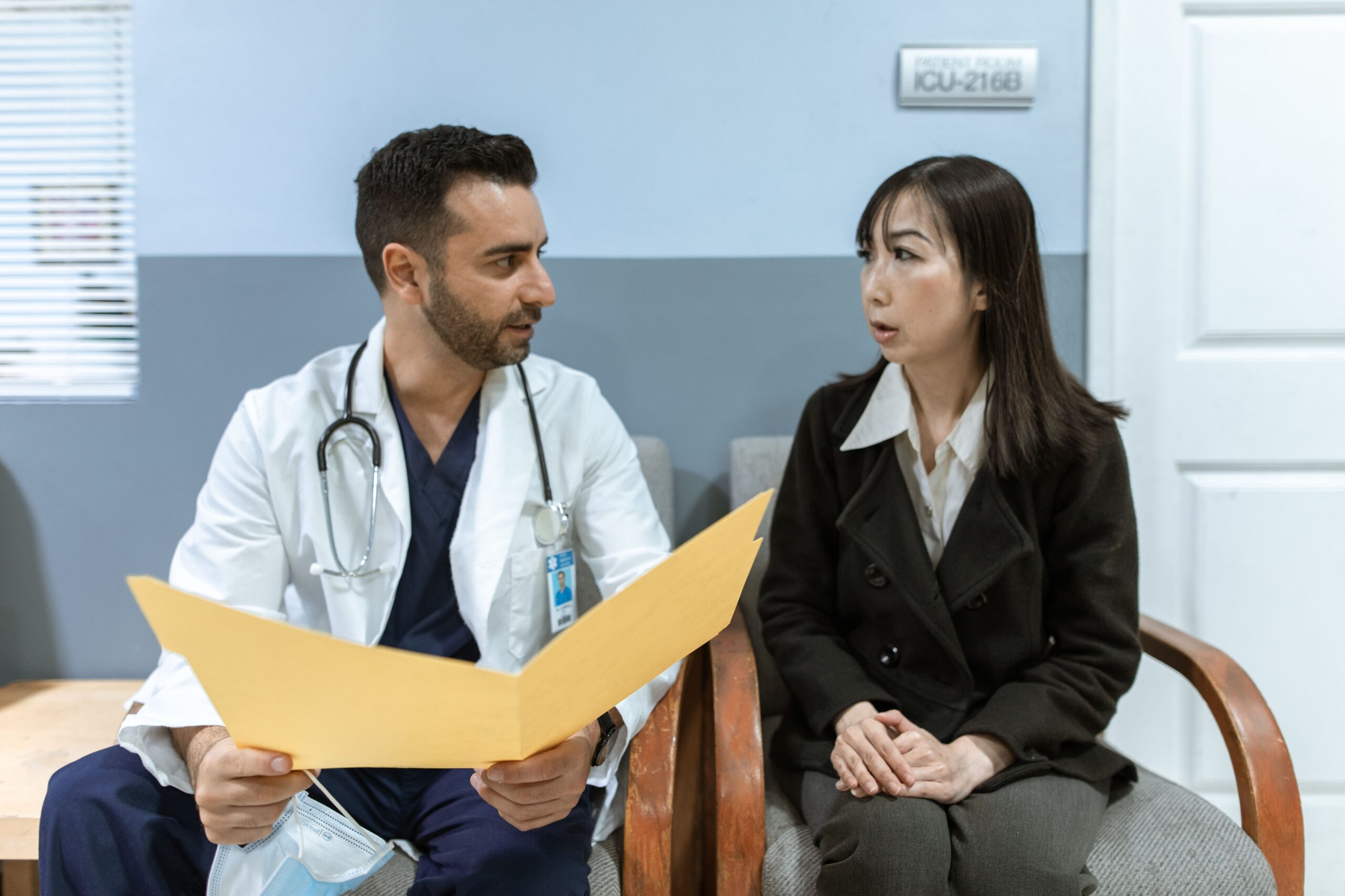 English-speaking doctor consulting with a patient at a private hospital in Phuket